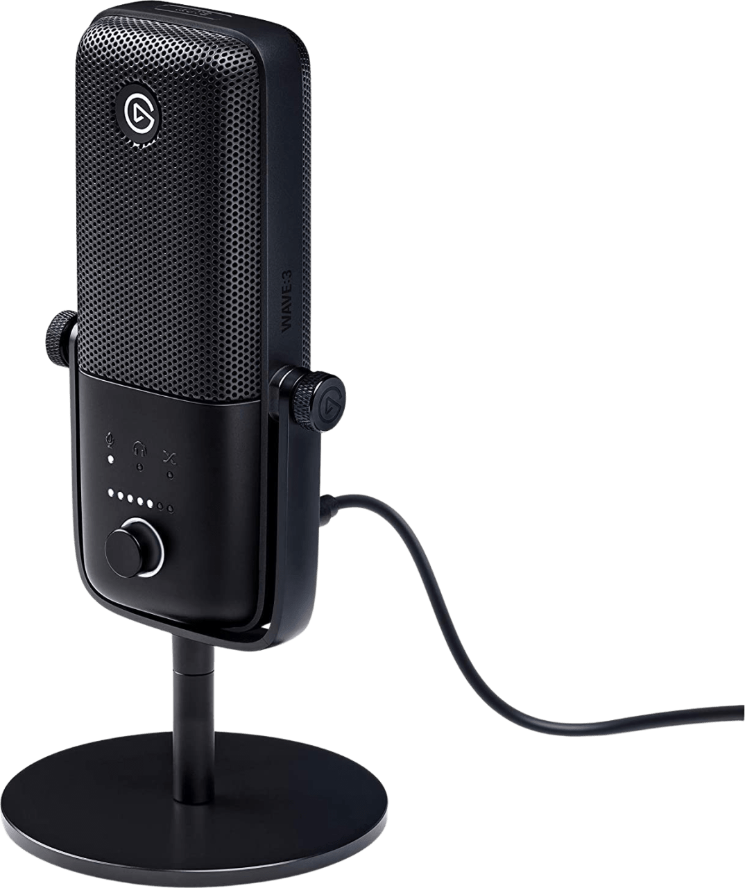 Black Elgato Wave: 3 Streaming and Podcasting Microphone.2