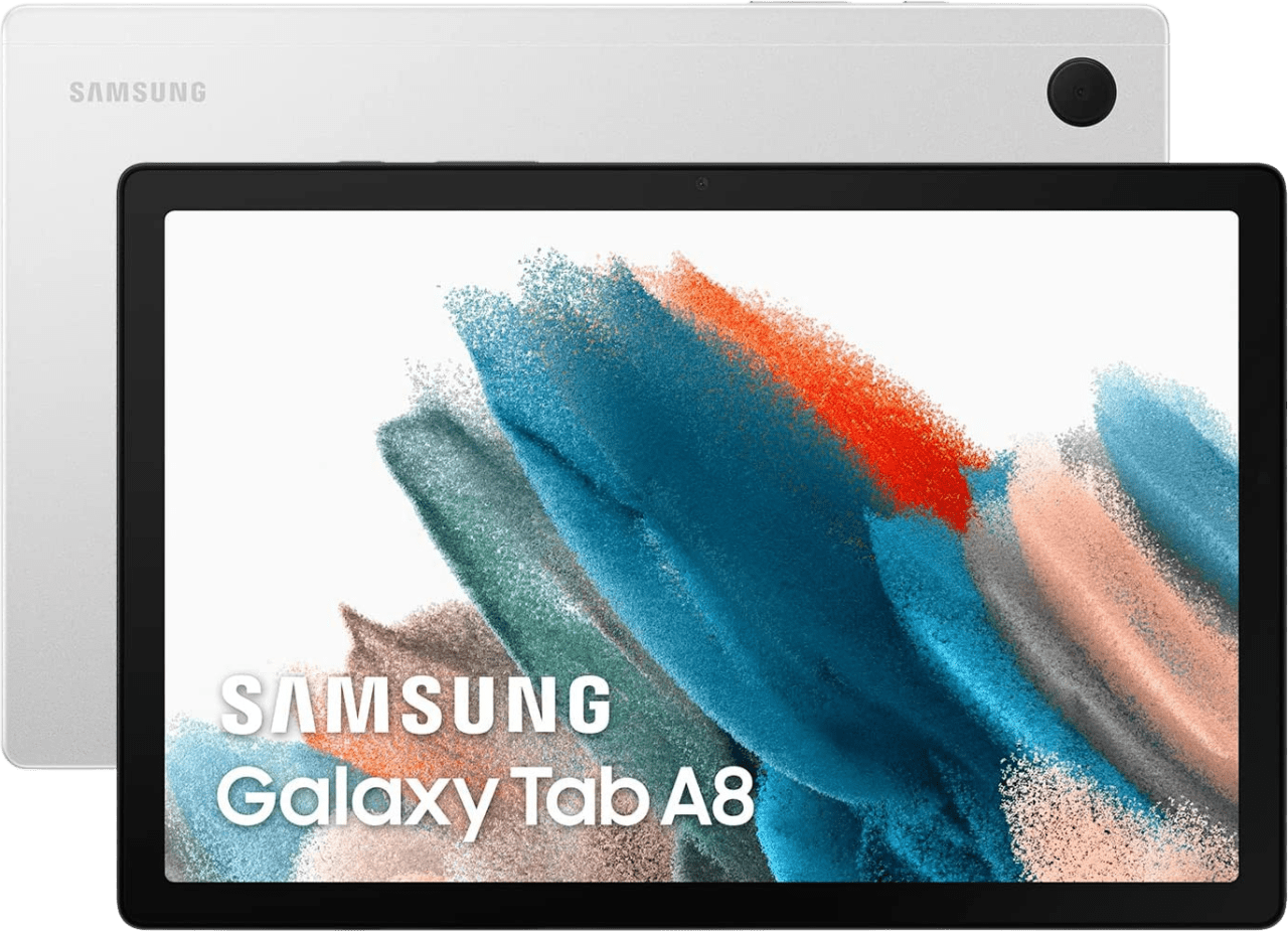 Silver Samsung Tablet, Galaxy Tab A8 - LTE - Android 11 - 32GB.1