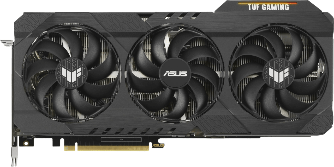 Black ASUS TUF Gaming GeForce RTX 3080 OC Graphics Card.1