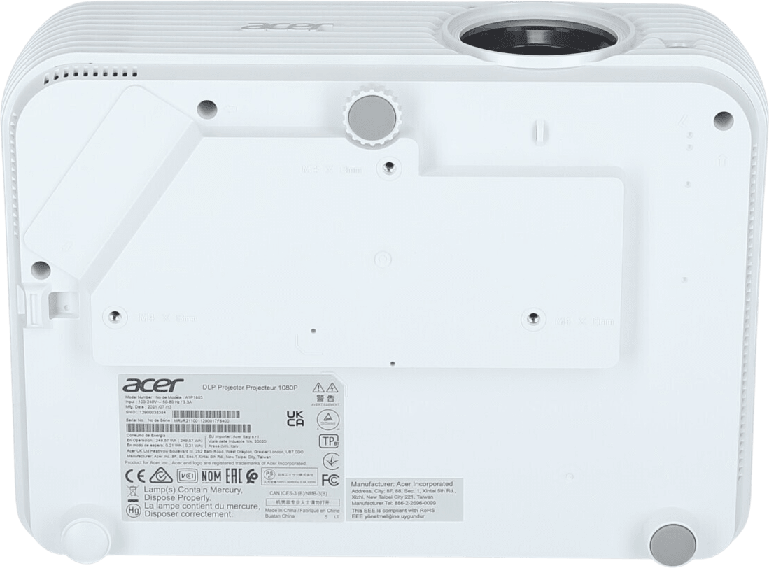 Weiß Acer H6531BD Beamer - Full HD.5