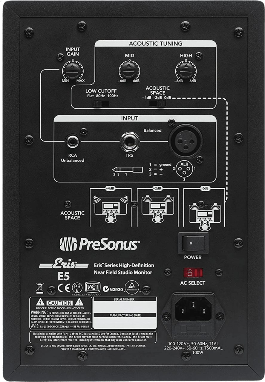 Rent PreSonus Eris E5 (Piece) Active 
