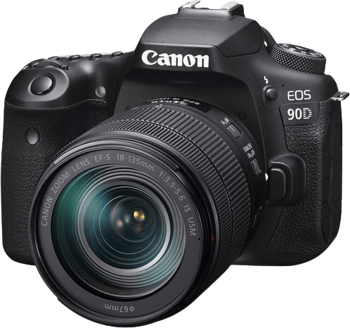 Schwarz Canon EOS 90D + EF-S 18-135mm f/3.5-5.6 IS USM - Kit.1