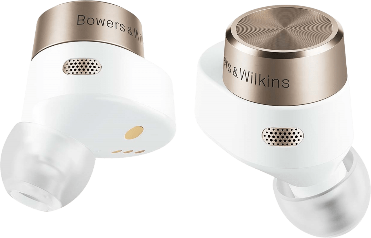 Weiß Bowers & Wilkins PI7 In-Ear-Bluetooth-Kopfhörer mit Geräuschunterdrückung.4
