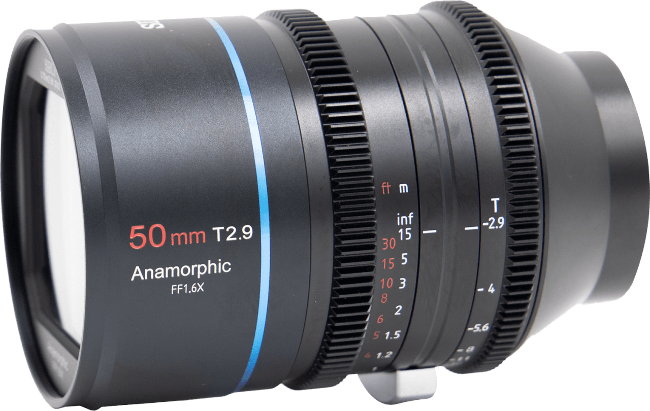 Grau Sirui 50mm T2.9 1.6X Anamorphische Objektiv für Sony FE-mount.2
