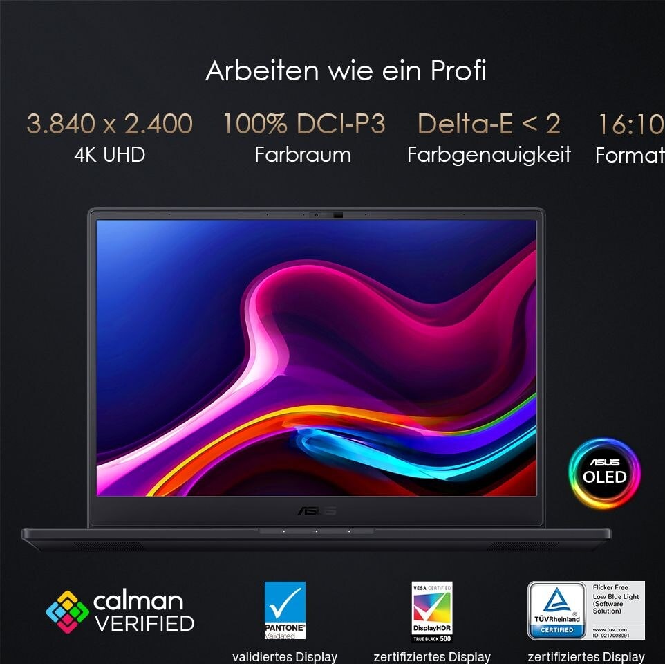 Schwarz Asus ProArt W7600H3A-L2012X Notebook - Intel® Core™ i7-11800H - 64GB - 2TB SSD - NVIDIA® GeForce® RTX A3000.6