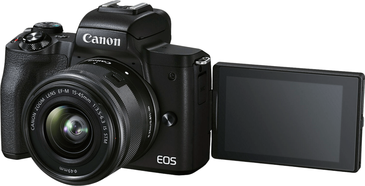 Schwarz Canon EOS M50 Mark II + EOS-M 15-45mm - kit.2