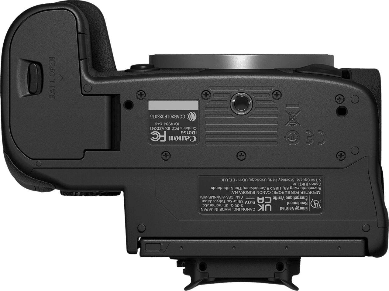 Schwarz Canon EOS R5C Cinema Kamera.4