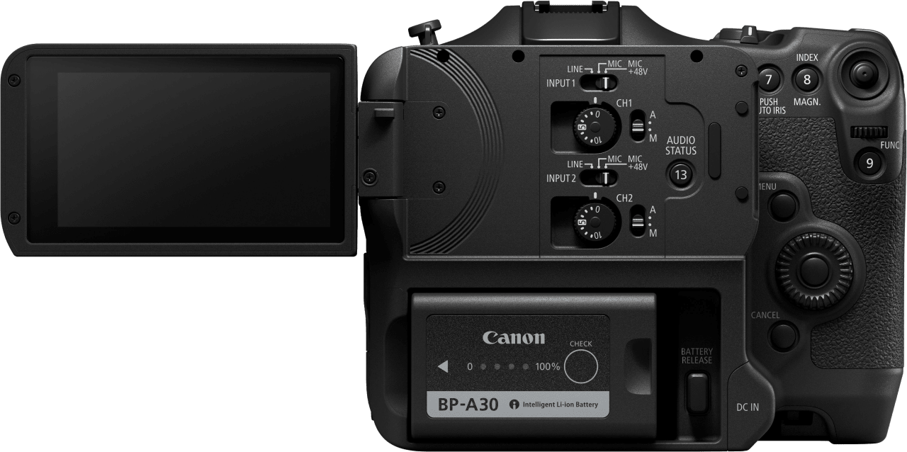 Schwarz Canon EOS C70 Cinema Kamera.4