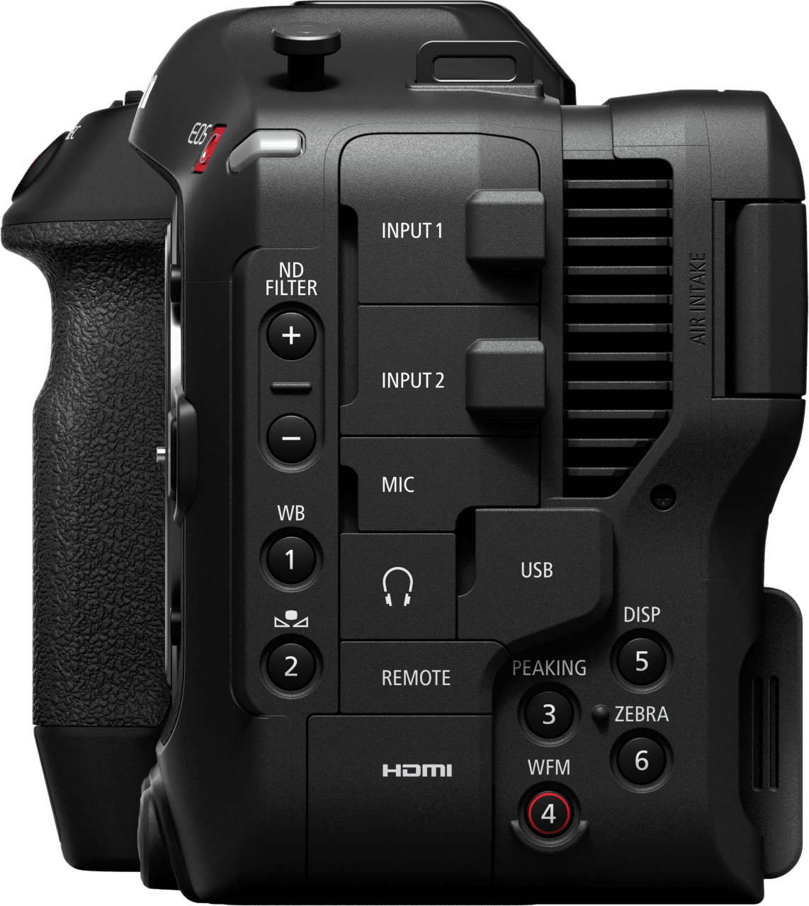 Schwarz Canon EOS C70 Cinema Kamera.3