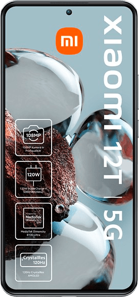 Schwarz Xiaomi 12T Smartphone - 256GB - Dual SIM.2