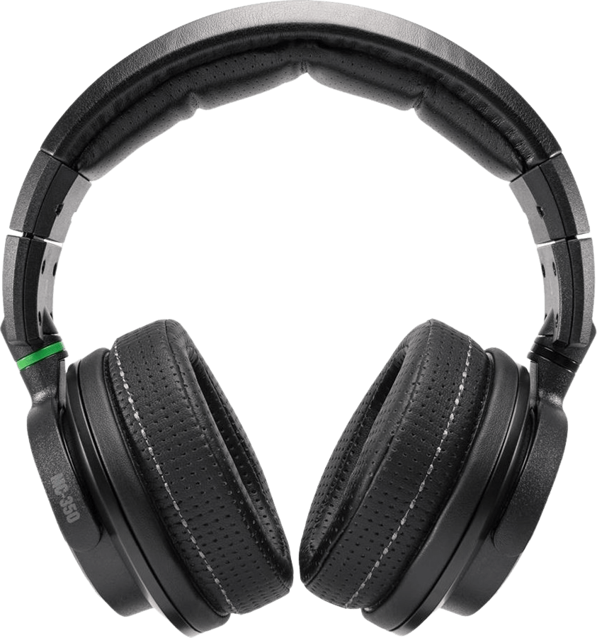 Schwarz Mackie MC-350 Professionelle Kopfhörer mit geschlossenem Rücken.4