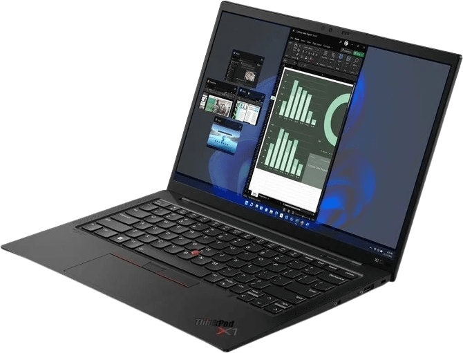 Schwarz Lenovo ThinkPad X1 Carbon Gen 10 Notebook Notebook - Intel® Core™ i7-1255U - 16GB - 512GB SSD.3