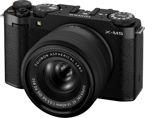 Fujifilm X-M5 Systemkamera, mit Objektiv XC15-45mm f/3.5-5.6 OIS PZ