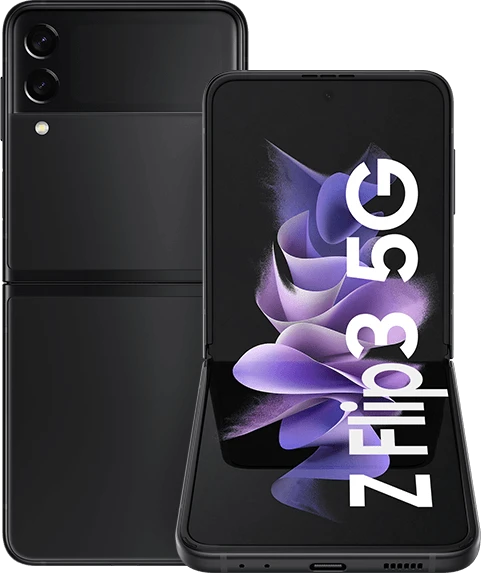 Smartphone Samsung Galaxy Z Flip 3 Black 8 GB Ram 256 GB 6,7