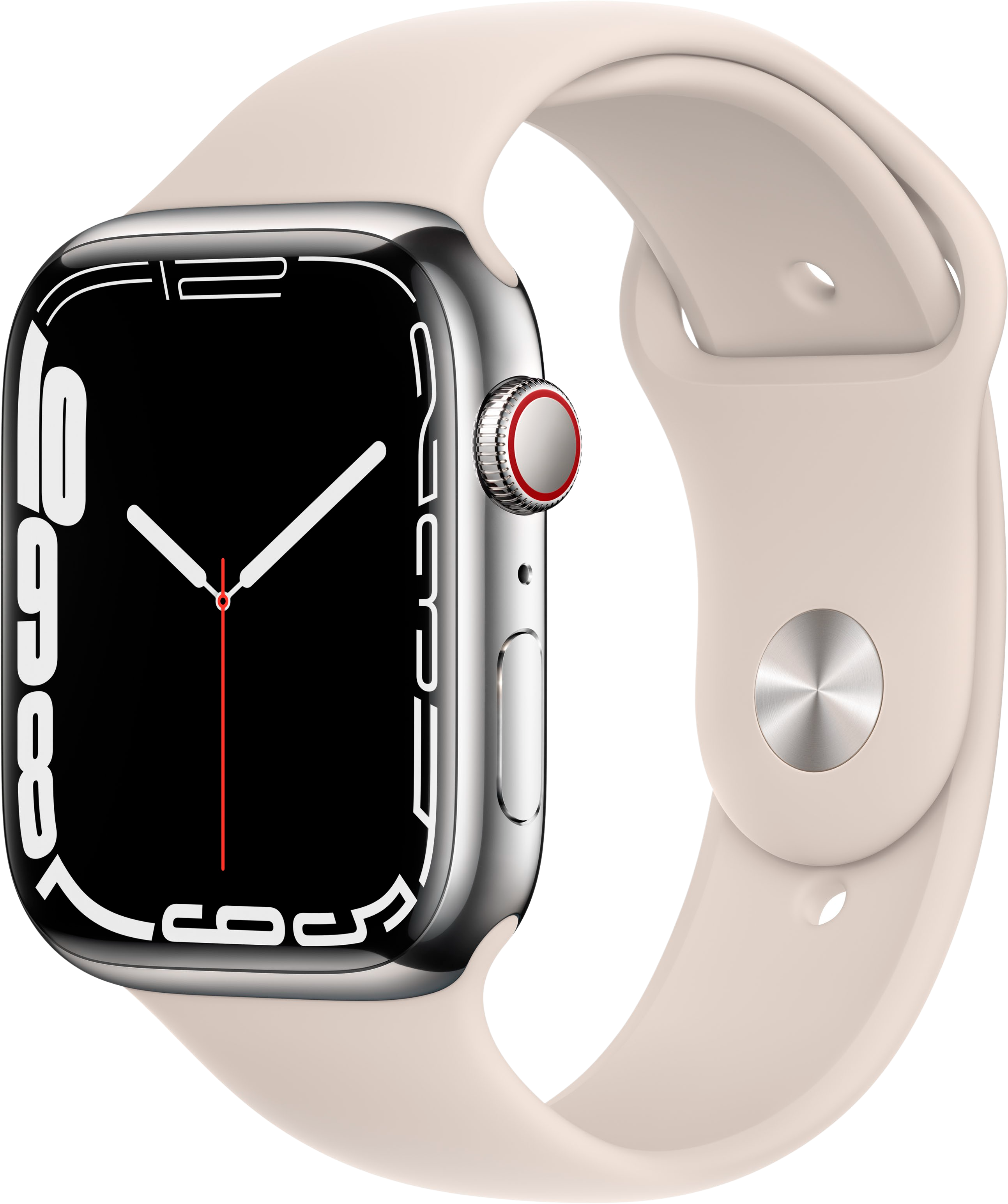 Rent Apple Watch Series 7 GPS + Cellular, Stainless Steel Case