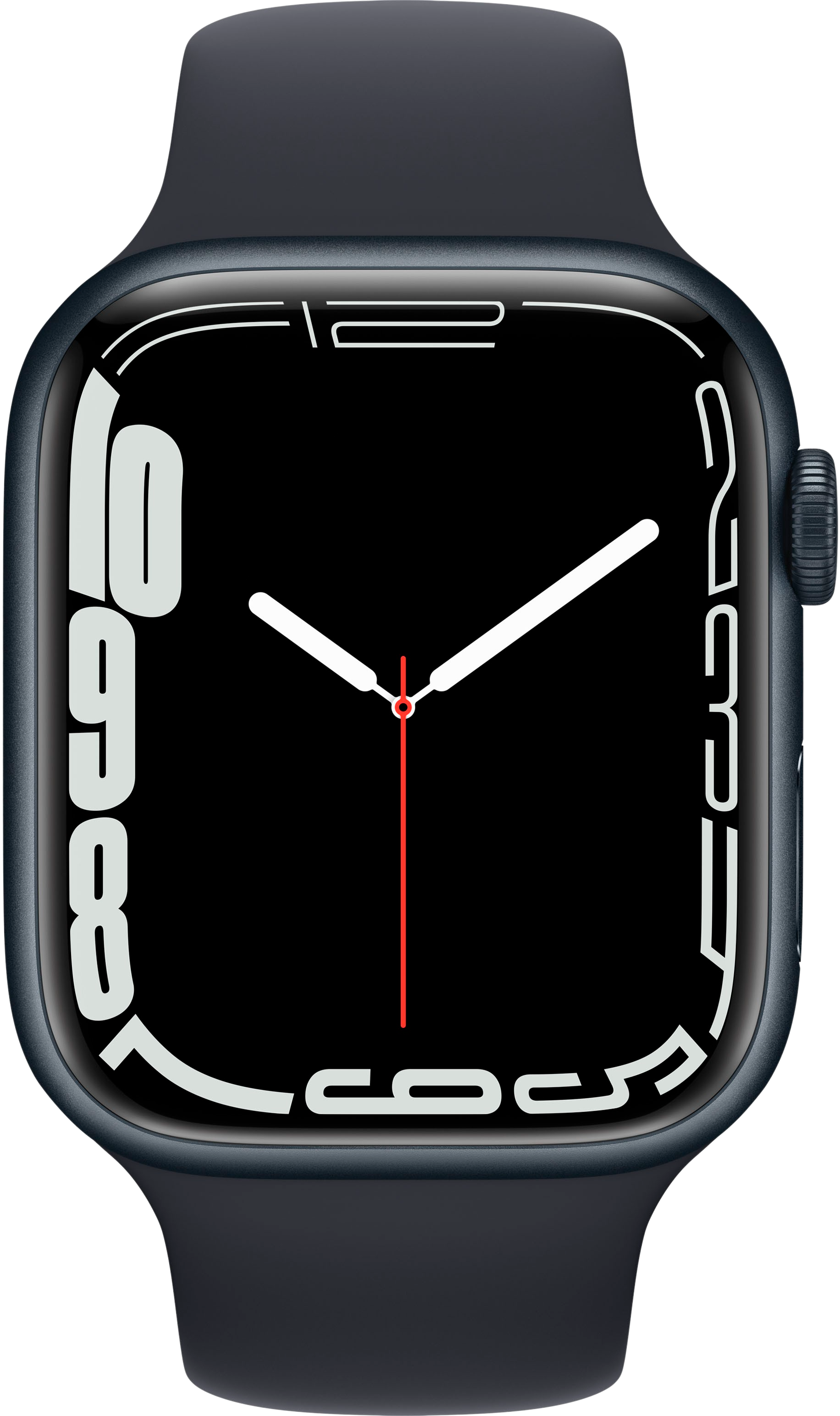 Midnight Apple Watch Series 7 GPS, Aluminium Case and Sport Band, 45mm.2