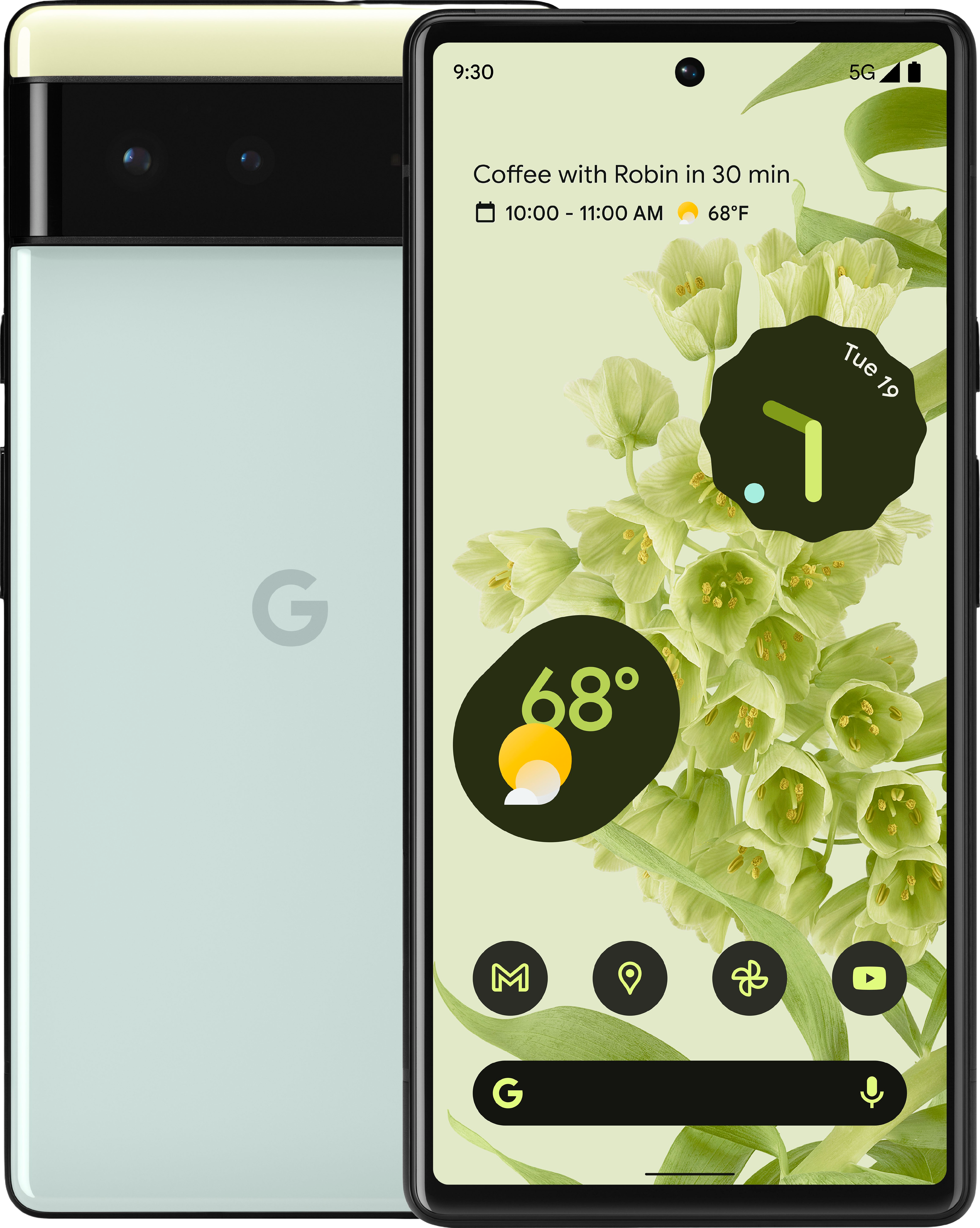 Sorta Seafoam Google Smartphone Pixel 6 - 128 GB - Dual SIM.1