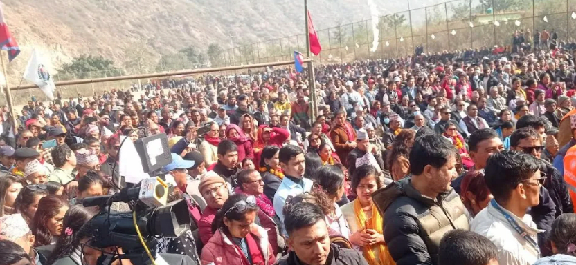 एमालेको संकल्प यात्रा : खुर्काेटमा जनसंवाद