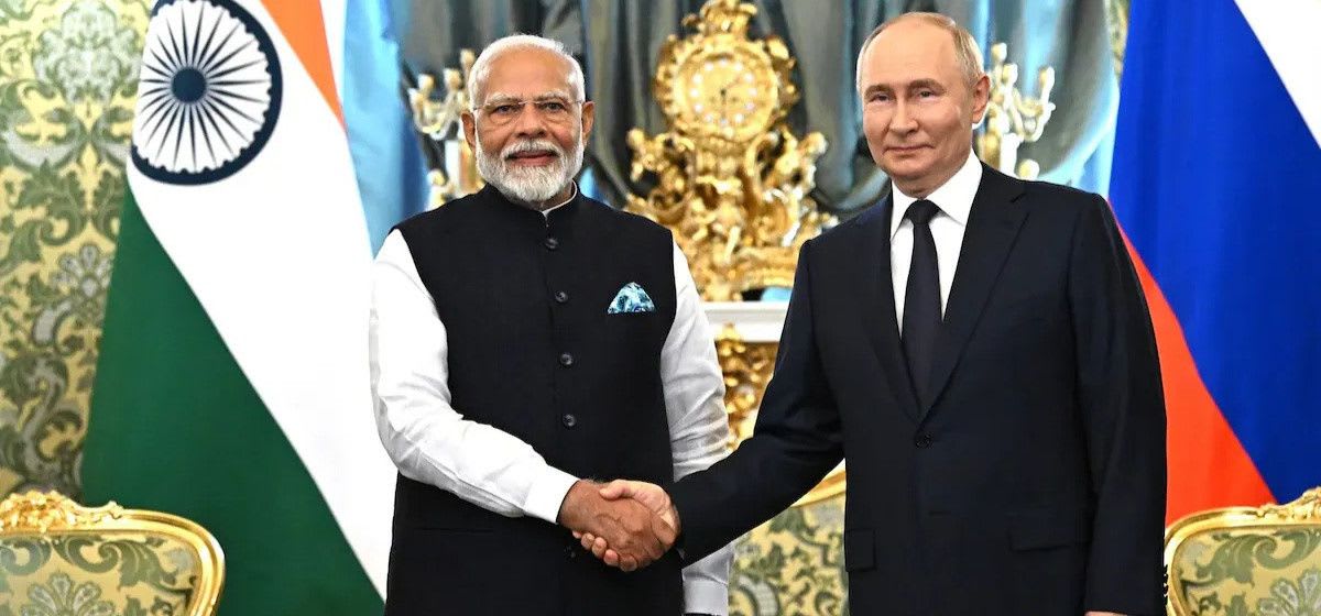 पुटीनले बिहिबारदेखि दुई दिने भारतभ्रमण गर्नेः दुई देशबिच रक्षासंझौता गर्ने संभावना