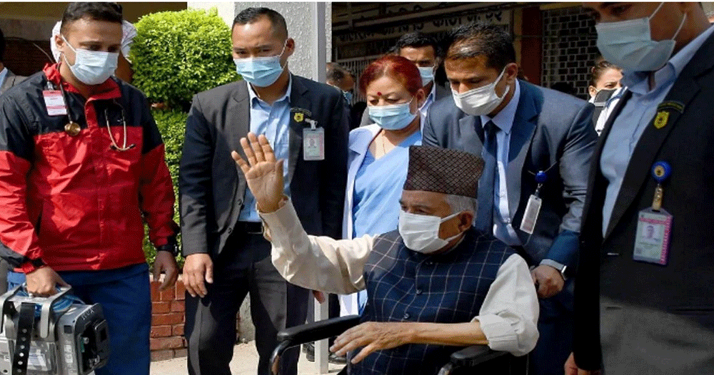 राष्ट्रपति पौडेल अस्पतालबाट डिस्चार्ज