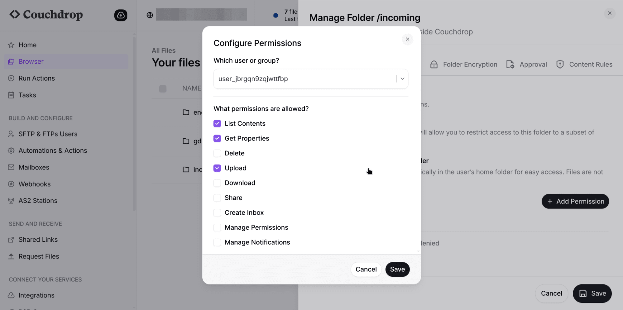 SFTP To Go vs Couchdrop comparison for managed SFTP and file storage