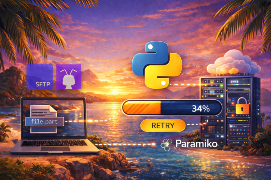How To Resume Interrupted SFTP Uploads In Python