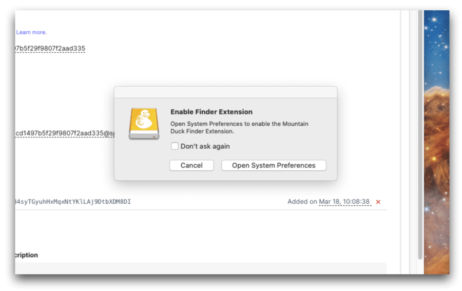 mount sftp as a local folder