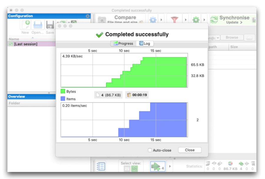 sync tools mac to sftp