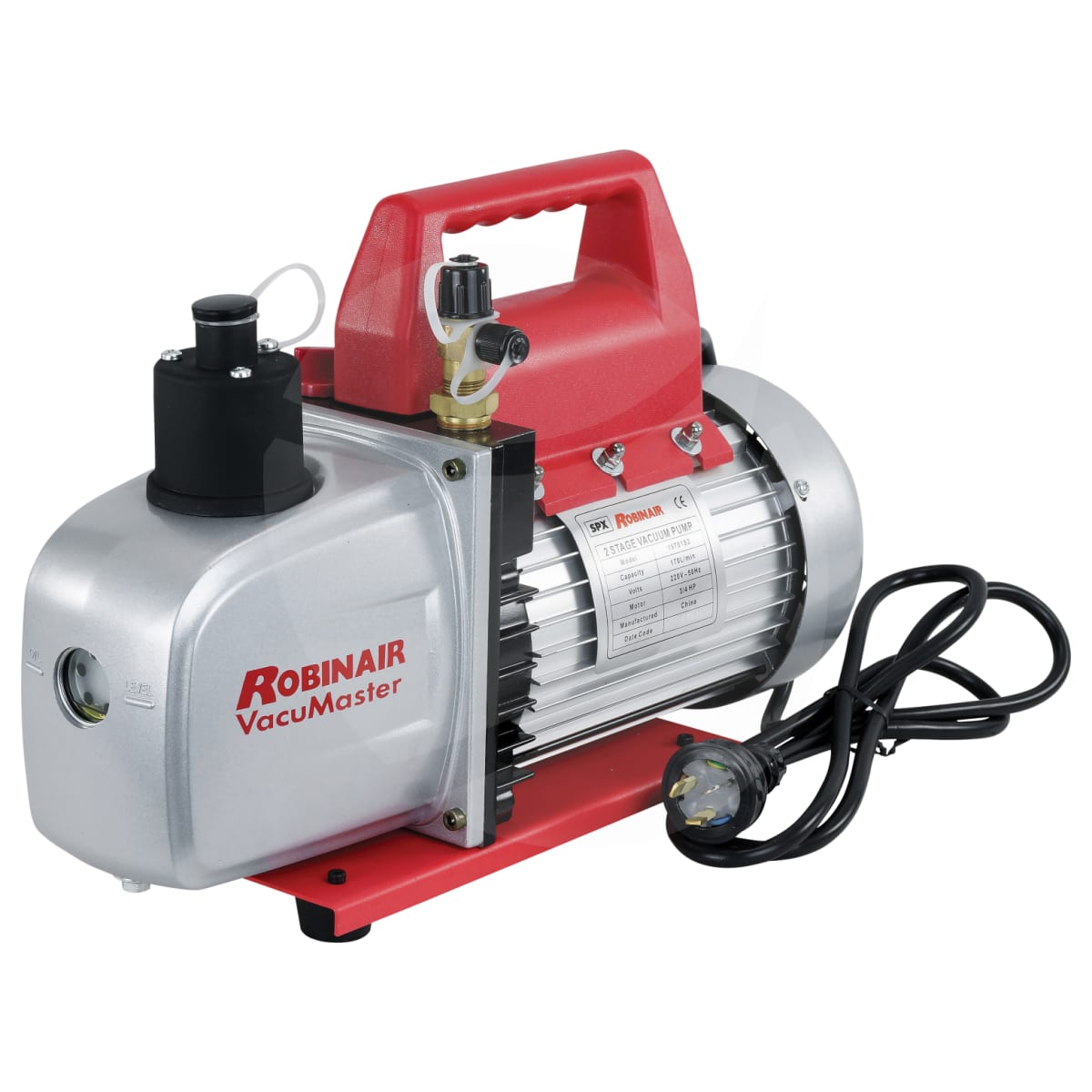  Robinair (15500) VacuMaster Economy Vacuum Pump - 2-Stage, 5  CFM , Red : Automotive