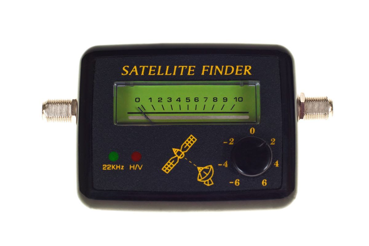 Mit dem SAT-Finder kannst du die Signalstärke und -qualität in Echtzeit messen. Nur so kannst du die SAT-Antenne für den Empfang feinjustieren.