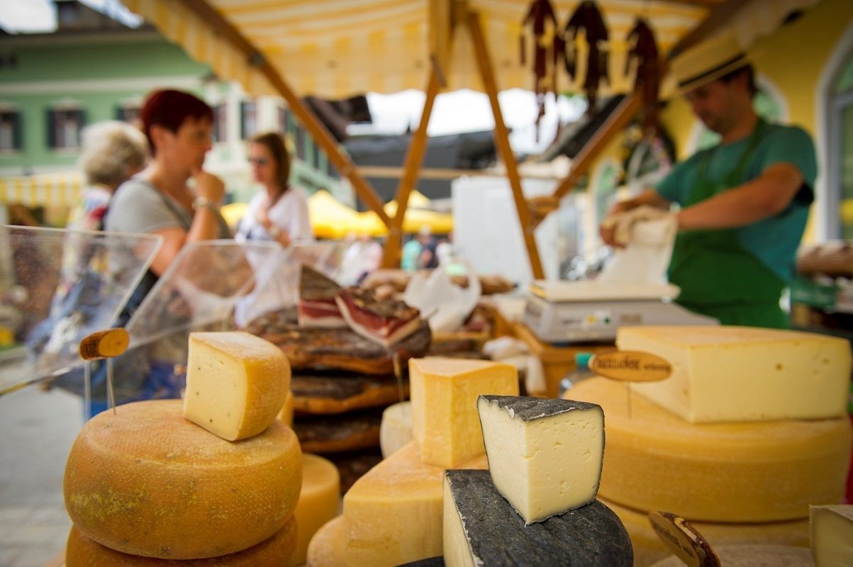 a pile of cheese in austria