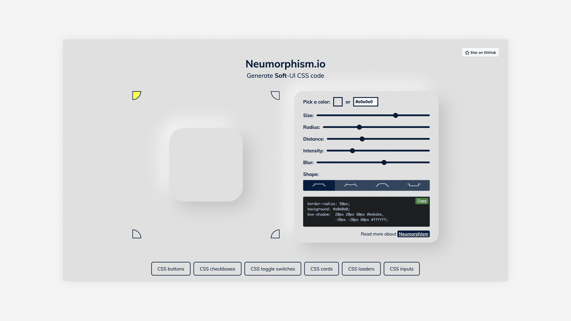 neumorphism's homepage