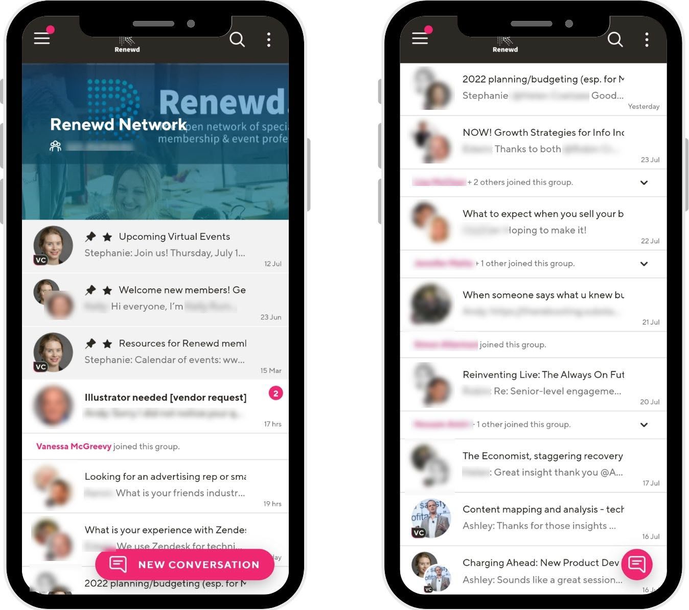 Renewd hosts its B2B community on Guild, supporting subscription, membership and event professionals