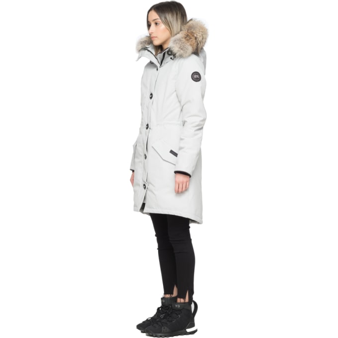canada goose rossclair parka silverbirch canada goose rossclair parka silverbirch