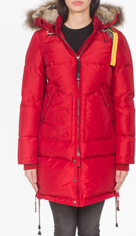 parajumpers long bear coat red parajumpers long bear coat red