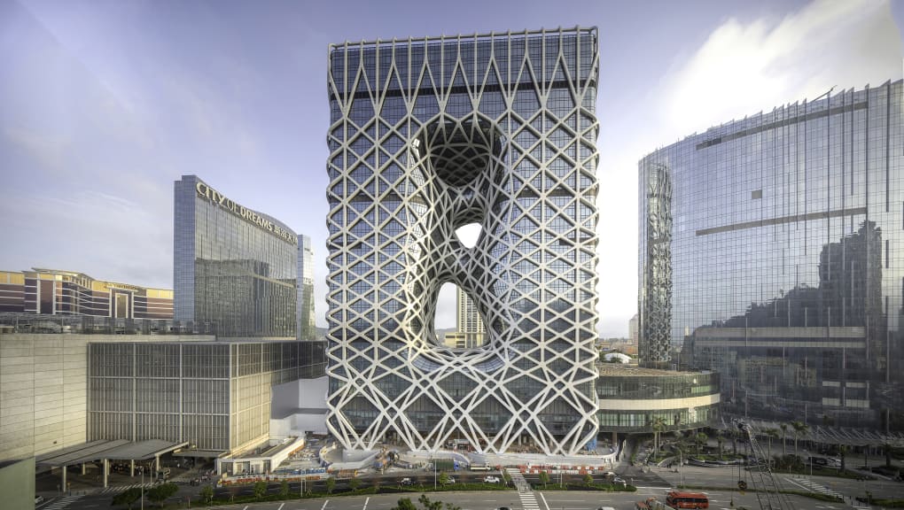 Morpheus Hotel的广角一天的时间景观