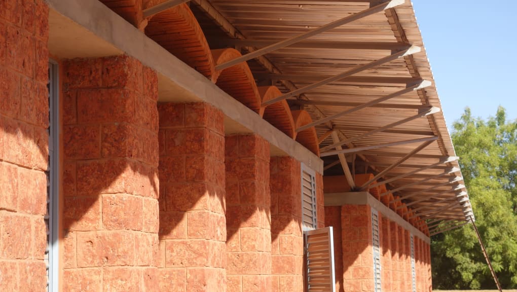 Structural details of Collège Hampaté Bâ. Copyright: Toby Pear