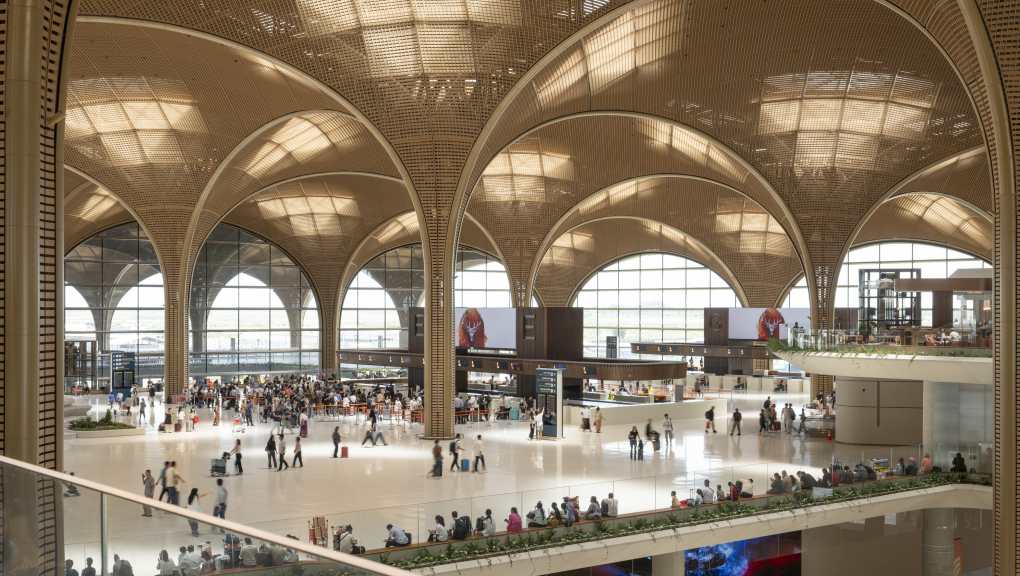 Inside the terminal. Copyright: Foster + Partners, 2026.