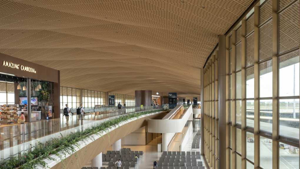 A seating area. Copyright: Foster + Partners, 2026.