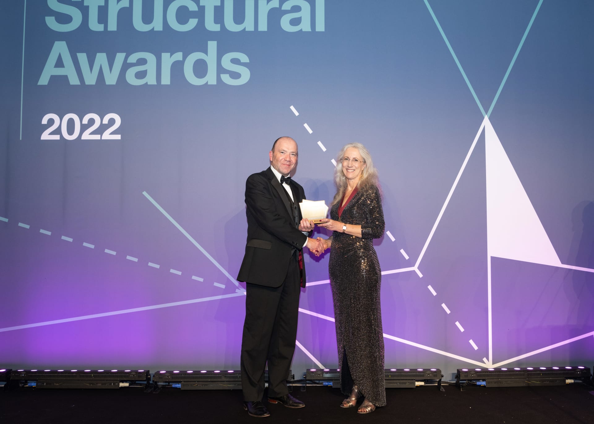 IStructE's Technical Director Patrick Hayes receives award on behalf of Beca for Rankine Brown Library
