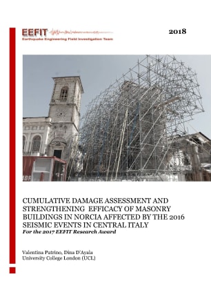 Cumulative damage assessment and strengthening efficacy of masonry buildings in Norcia
