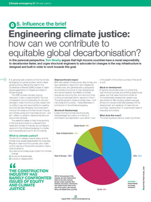 Engineering climate justice: how can we contribute to equitable global decarbonisation?
