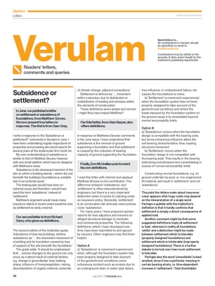 Verulam (readers' letters - July 2019)