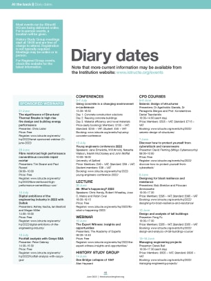 Diary dates (June 2022)