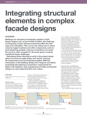 Integrating structural elements in complex facade designs - The ...
