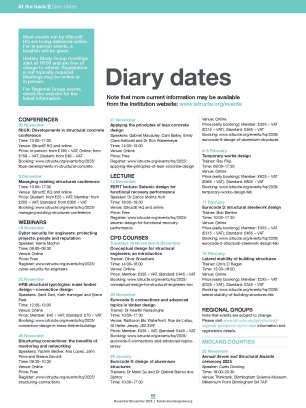 Diary dates (November/December 2025)