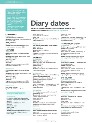 Diary dates (September 2023)