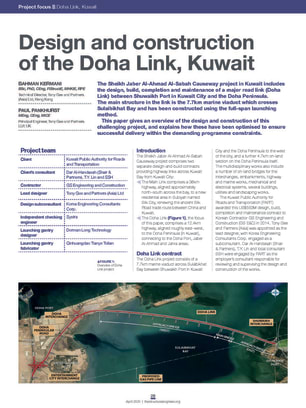 Design and construction of the Doha Link, Kuwait