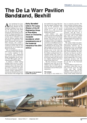 The De La Warr Pavilion Bandstand, Bexhill