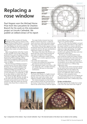 Michael Horne Prize: Replacing a rose window